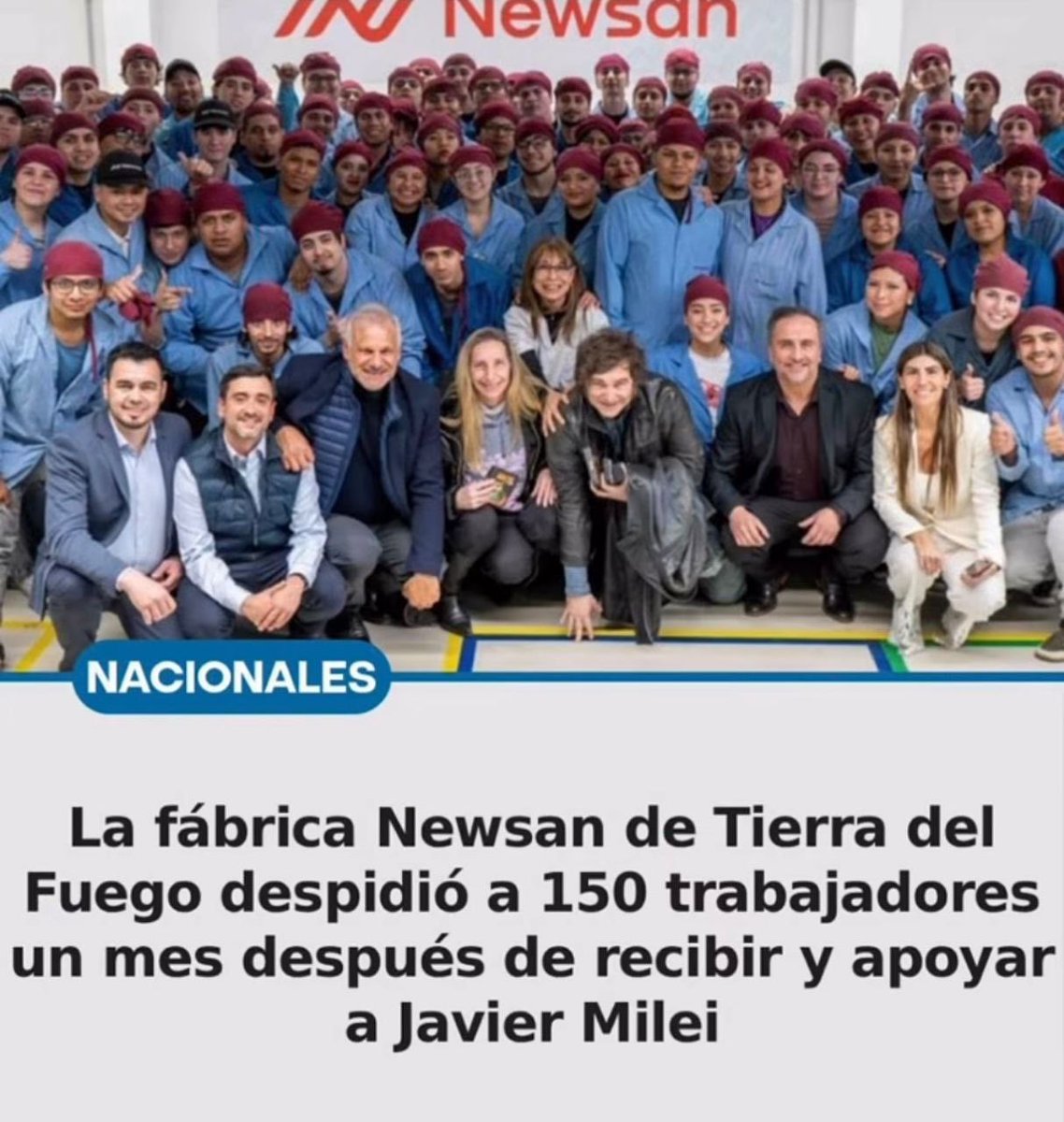 Esto votaron, engañados por un asqueroso, ahora a aguantarse #MileiDestruyeArgentina