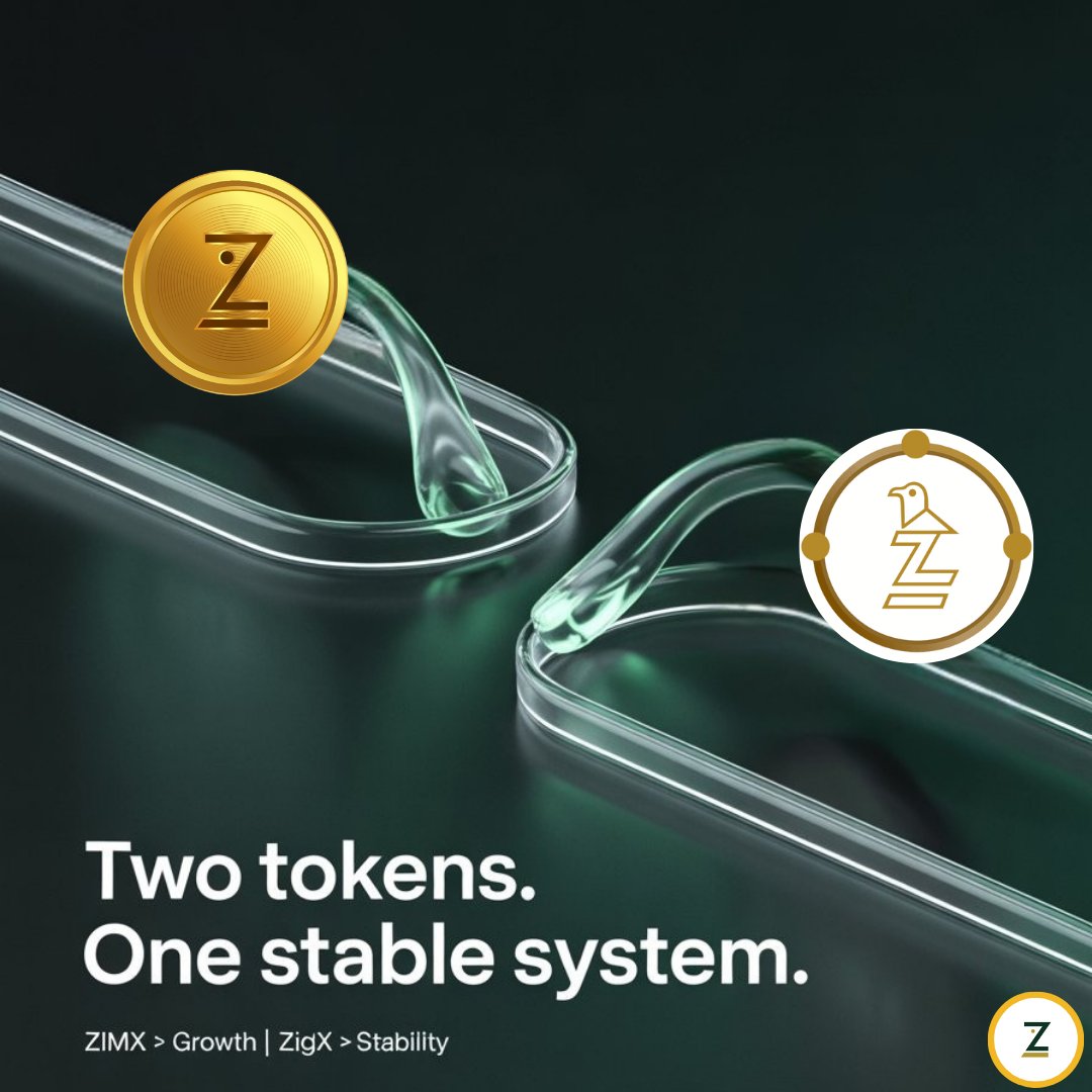 ZimXToken's tweet photo. ZIMX drives growth.
ZiGX anchors stability.
Together, they form Africaโs most reliable, transparent digital economy, a system built to scale, not speculate. ๐๐
#ZimXToken #DualTokenArchitecture #Web3Africa #DigitalStability #Web3 https://t.co/O0erZ29UFl