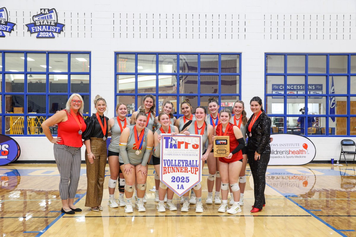 Help us congratulate our 2025 TAPPS 1A State Runner-Up Lady Warriors! They fought hard and played with grit, determination, and grace. With a 26-10 season record, we could not be more proud of this group of young women and their coaches. WAY TO GO, LADY WARRIORS! #CALadyWarriors