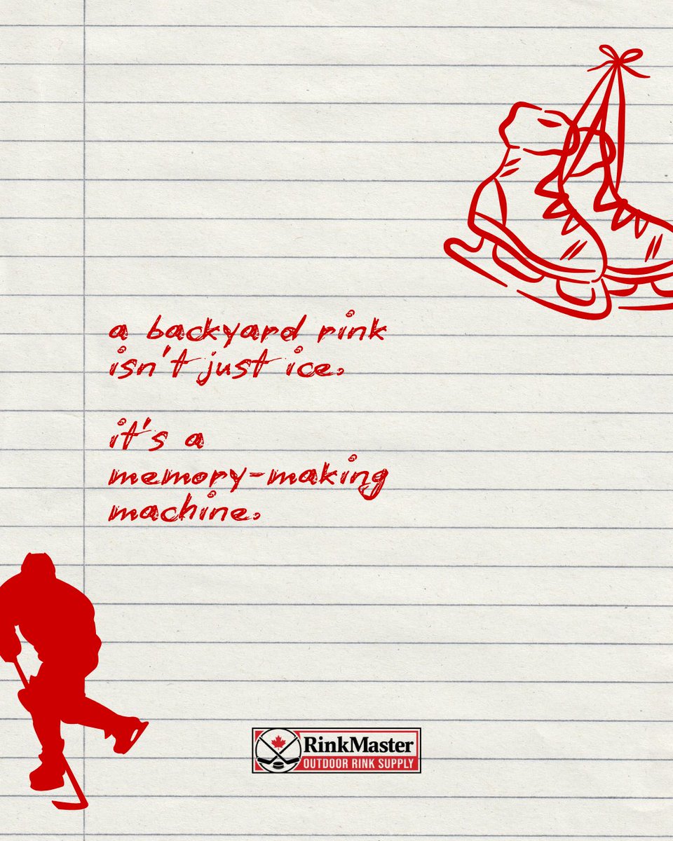 RinkMaster's tweet image. You’ll forget the hours spent setting it up.
You won’t forget the first skate.
The goofy falls.
The first time your kid scores top shelf.
The way your backyard turns into a winter tradition.

Here’s to another season of magic. ❄️