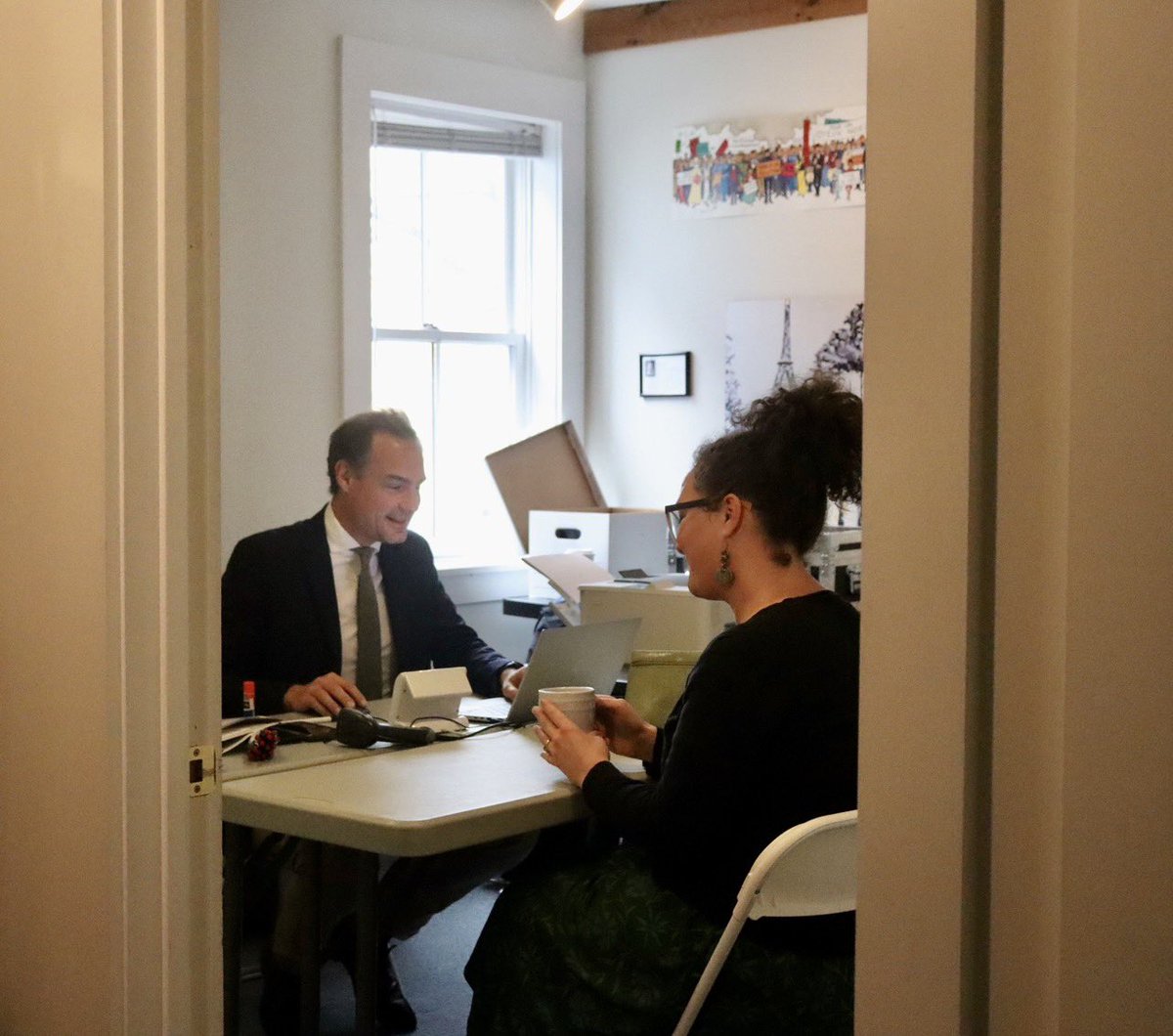 FranceinBoston's tweet photo. Marc Vigouroux, notre vice-consul, est à Burlington pour la tournée consulaire #Passeports, au service de la communauté française du #Vermont.  

Merci à l’Alliance Française de Burlington pour son accueil et son soutien !  

@FR_Consulaire @franceintheus  @francediplo https://t.co/Z0O5hlEq7r
