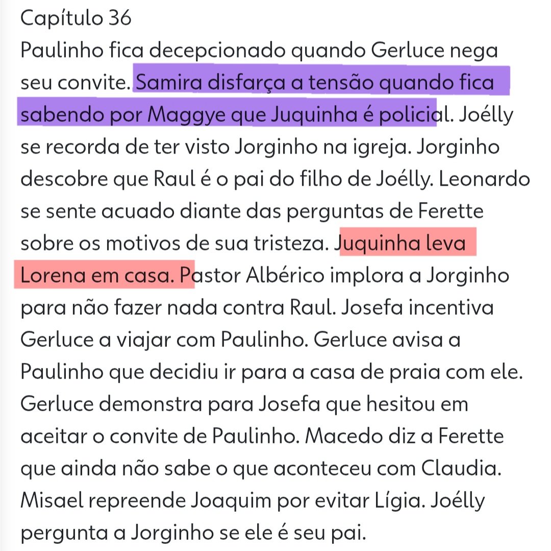 acervoloquinha's tweet photo. 🚨 | aparições de lorena e juquinha segundo os resumos que foram liberados hoje!! se preparem pq essa rede social vai cair qndo elas se conhecerem #TrêsGraças 

e maggye obrigada por tudo nós loquinhers te amamos muito https://t.co/ugtsZaBfag