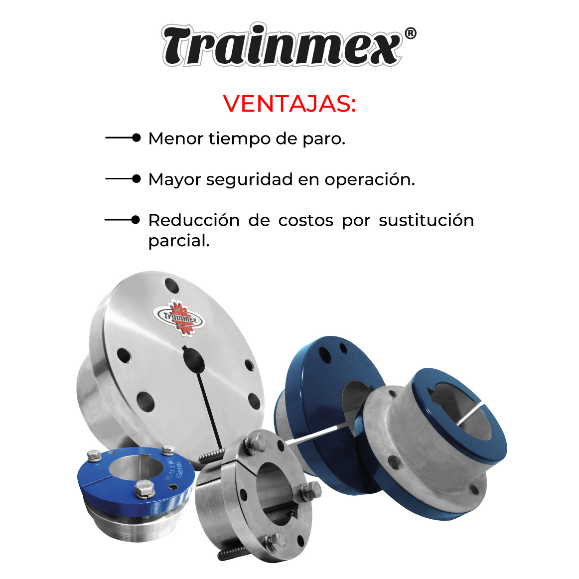 ¡Bujes diseñados para soportar la potencia que mueve la minería pesada! ⛏️💪

Los bujes Trainmex garantizan:

✅ Alto Torque sin dañar el eje.

✅ Autoalineación segura.

✅ Menor tiempo de paro por mantenimiento rápido.

Dile adiós a los paros costosos. #Minería #Bujes #Trainmex