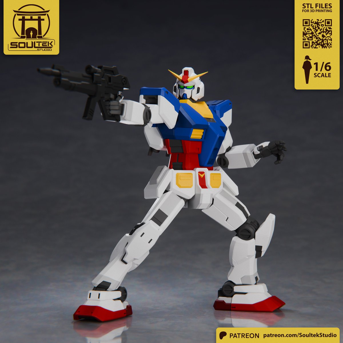 SoultekStudio's tweet photo. 🤖 Mobile Legend: RX-78-2 Gundam Tribute🤖

I love making massive robots! I hope you all like it.

Available now on Patreon: https://t.co/erhp7fKPCJ

(1/3)

#3dprinting #3dprint #3dmodel #stlfiles #zbrush #blender #collectibles #figurine #anime #manga #Gundam #Gunpla https://t.co/lJaKjsusBt