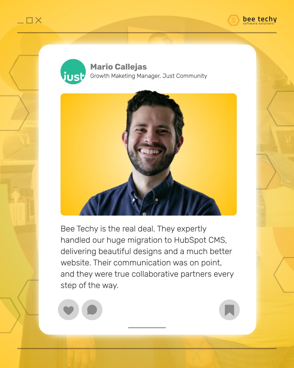 beetechyllc's tweet image. We partnered with Just Community to rebuild their site on HubSpot CMS, combining design, speed, and collaboration that drives real impact.

💡 Let’s build your next great platform: beetechy.com/get-quote/

#BeeTechy #HubSpotCMS #UIUX #TechForGood
