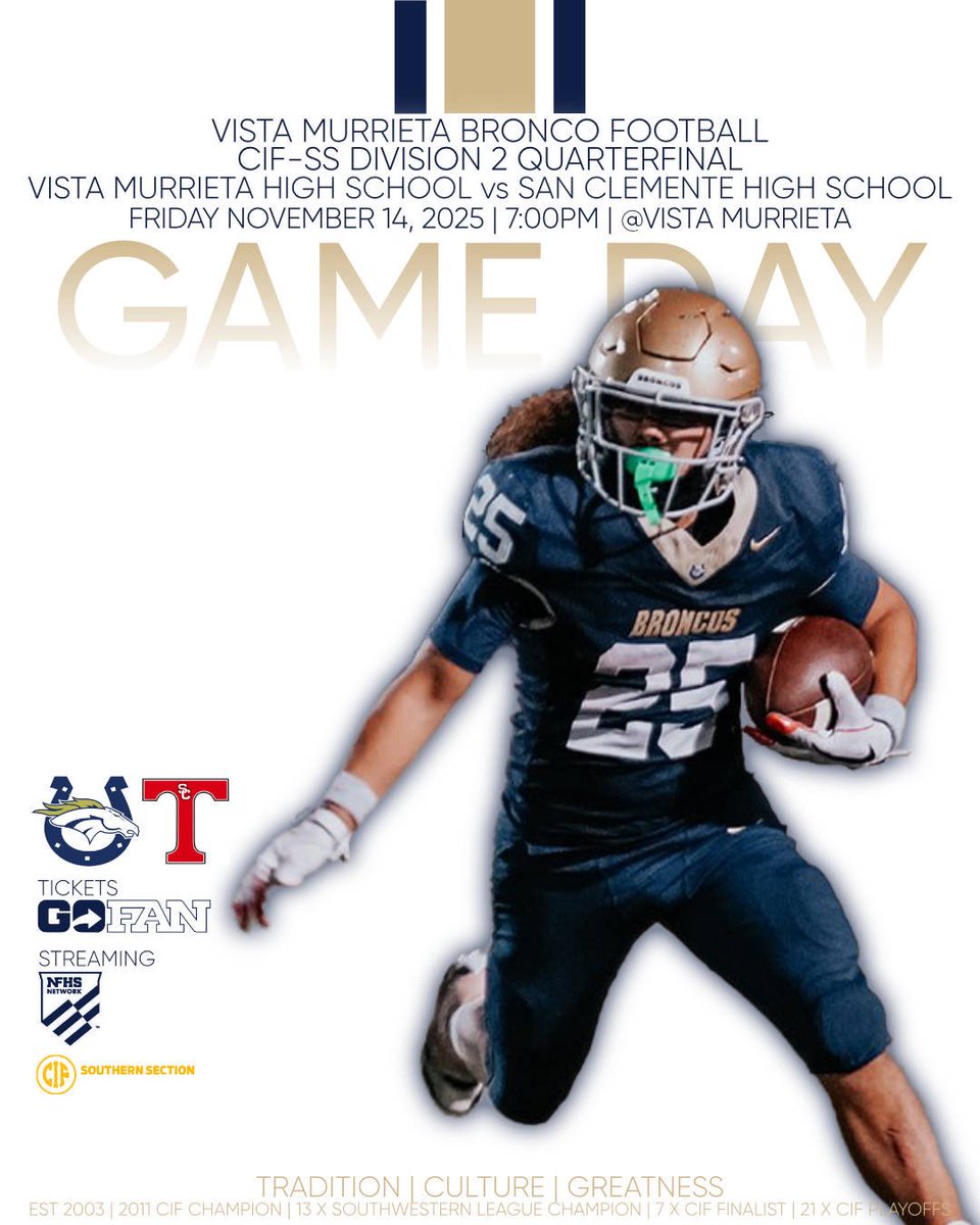 Vista Murrieta Football tweet media