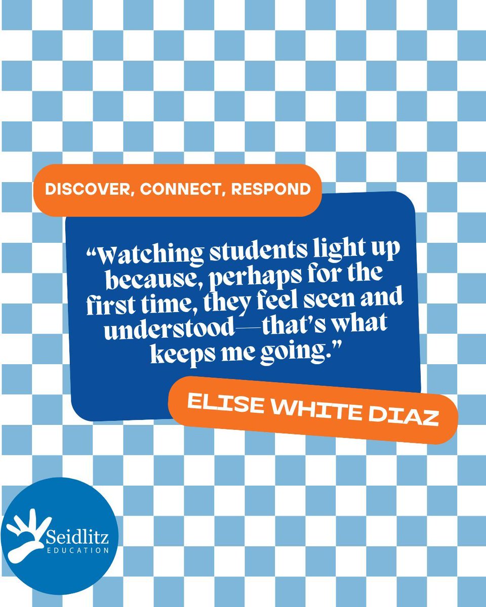 Seidlitz_Ed's tweet image. &quot;Watching students light up because, perhaps for the first time, they feel seen and understood—that’s what keeps me going.&quot; buff.ly/6xeNPtL