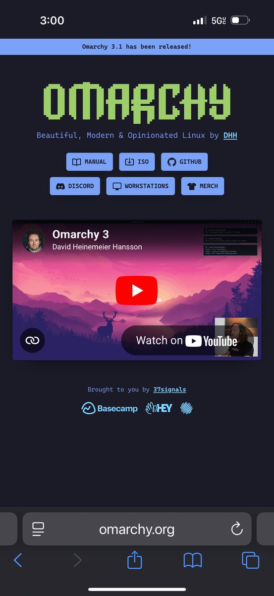 RidgetopAI's tweet image. I’m doing it!  This weekend. Tired of wrestling with wsl2. @dhh #omarchy