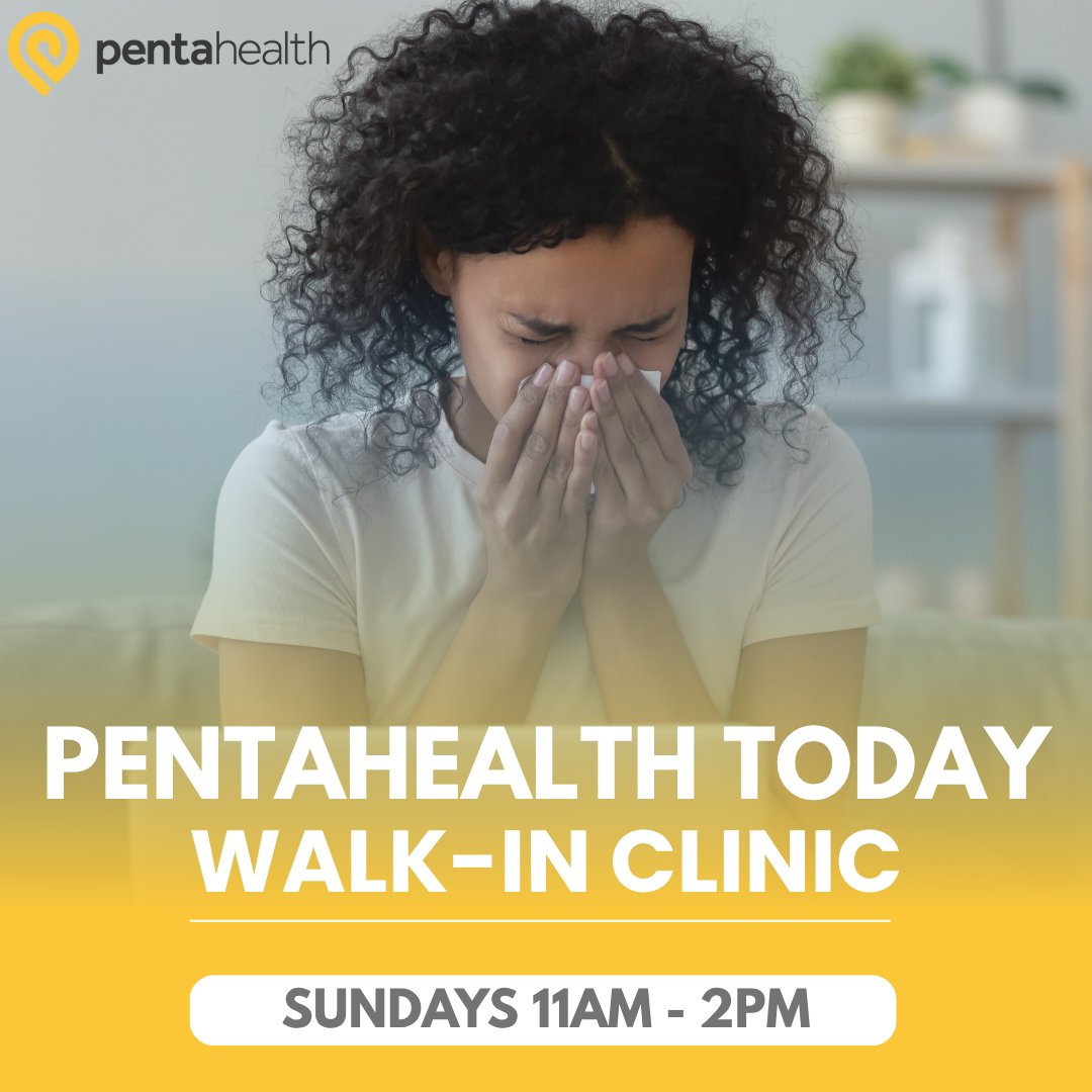 phdocs's tweet image. Our PentaHealth Today walk-in clinic is here to help solve your medical needs. Open Sundays (including today, 11/16) from 11am–2pm at our Downingtown office: 142 Wallace Ave, Ste 201. Open to patients from any PentaHealth practice &amp;amp; new patients are always welcome!

#pentahealth
