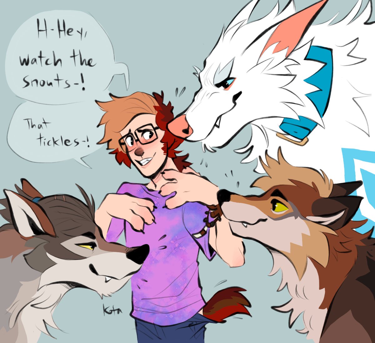 Just a few nosy werewolves, what could happen? Ignore all the fur growing in