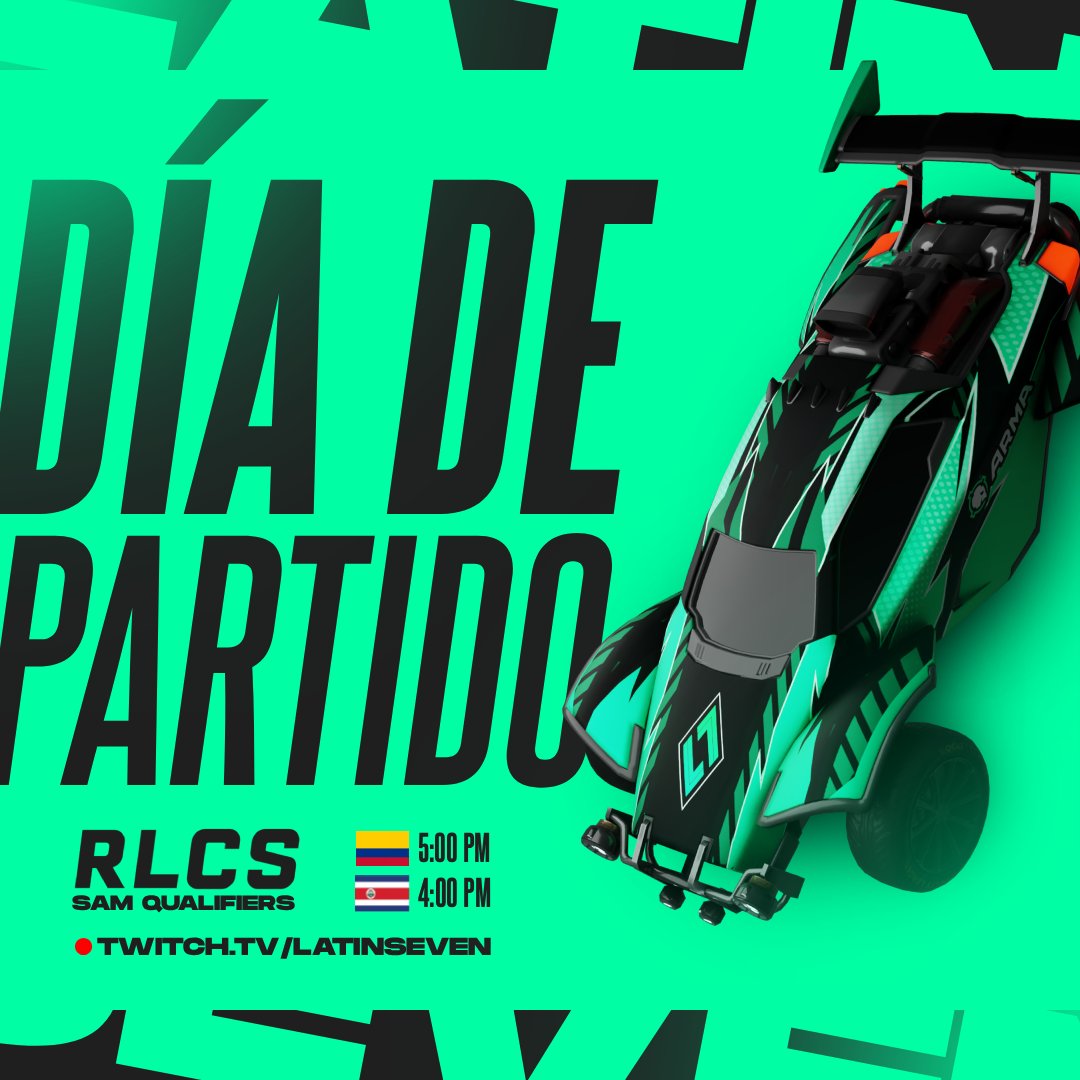 LatinSeven_GG's tweet image. Hoy inicia el camino de L7 Eternals en los Quals de la #RLCS! 💪🇨🇴

Estaremos transmitiendo todos los partidos a partir de las 5:00 PM COL/EST, todo por nuestro canal oficial con narración en Español. 

Link de nuestro canal abajo 👇👇 

#VamosLatin | #RocketLeague