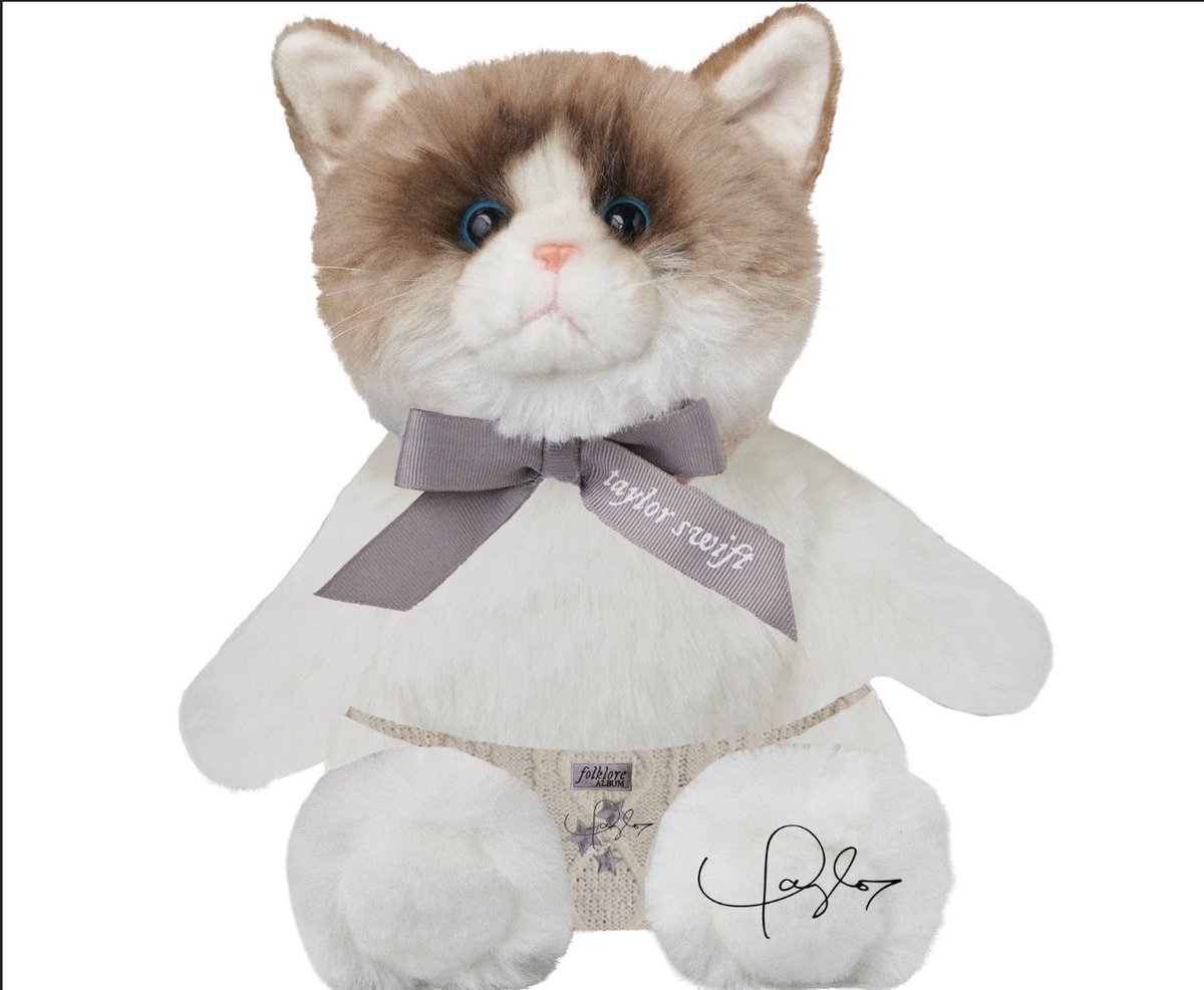 Folklore Album Cardigan Plush Cat Taylor Swift email restock was a 