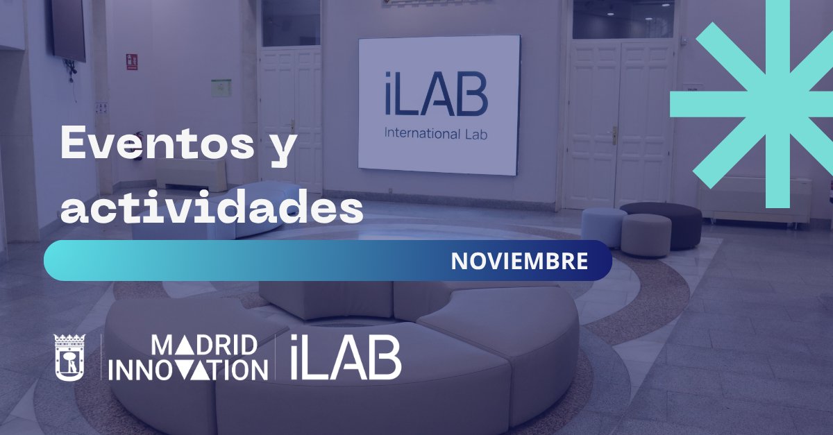 iLABMadrid's tweet image. 💥Cerramos la agenda de noviembre con dos grandes eventos de innovación.

Consulta la agenda de eventos del #iLAB en la web @madridinnova 👇

madridinnova.es/agenda/

#eventos #madrid @puertainnova @milmadrid_ @LaNaveMadrid @MadridinGame