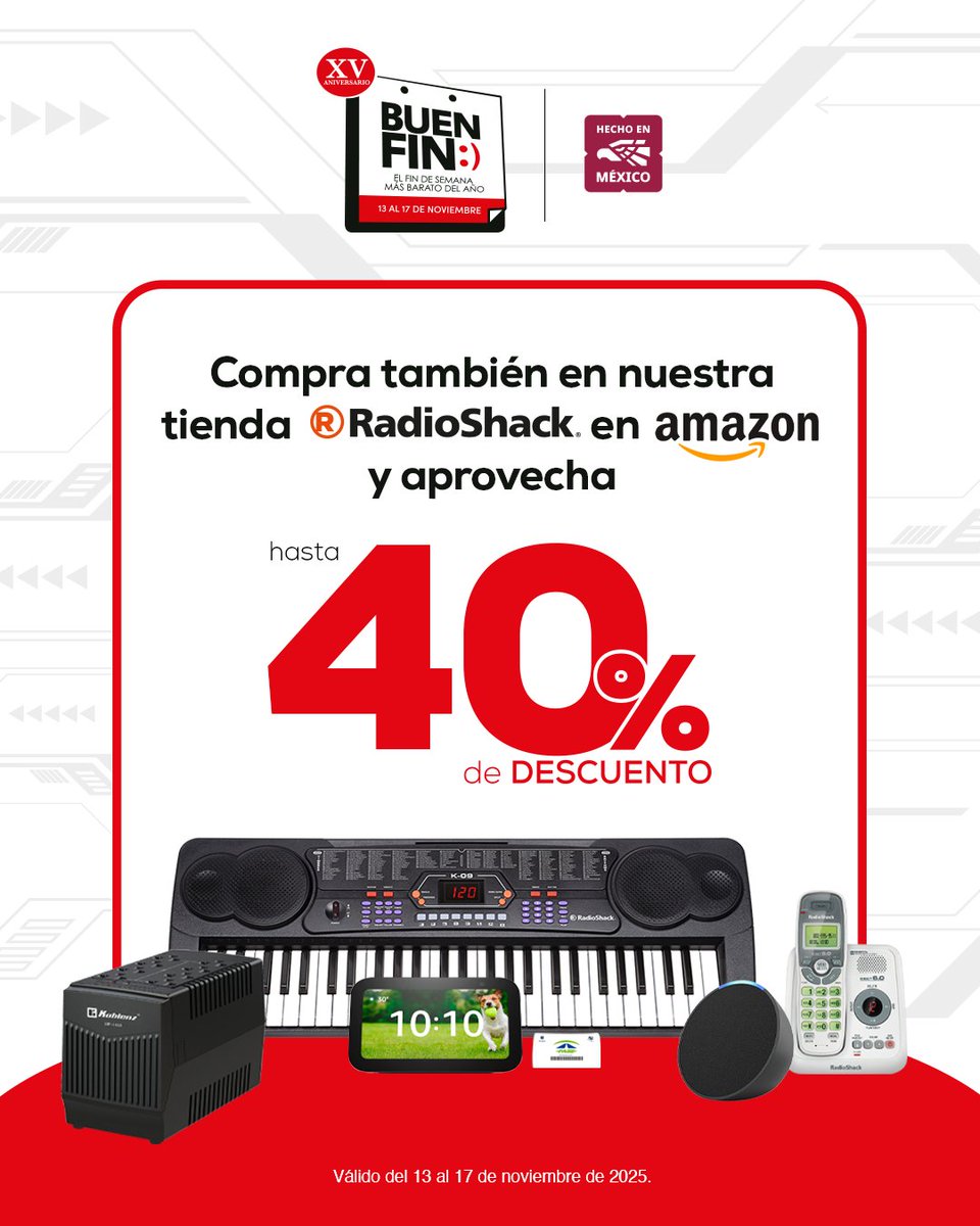 RadioShack México tweet media