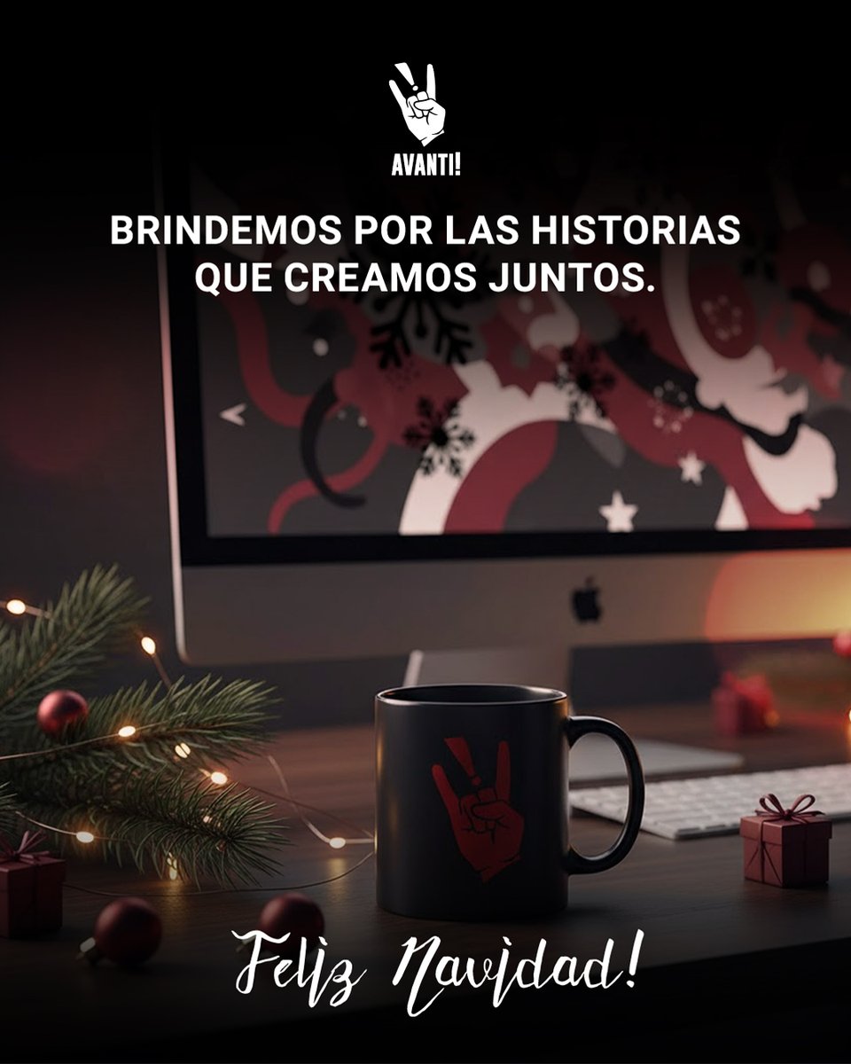 Desde Avanti! 🎄 les deseamos una Navidad llena de calma, amor y creatividad. Gracias por cada proyecto, cada mensaje y cada idea compartida. Hoy la pausa también es parte del regalo ✨

#avantiproducciones #produccionesconrock #feliznavidad #gracias2025