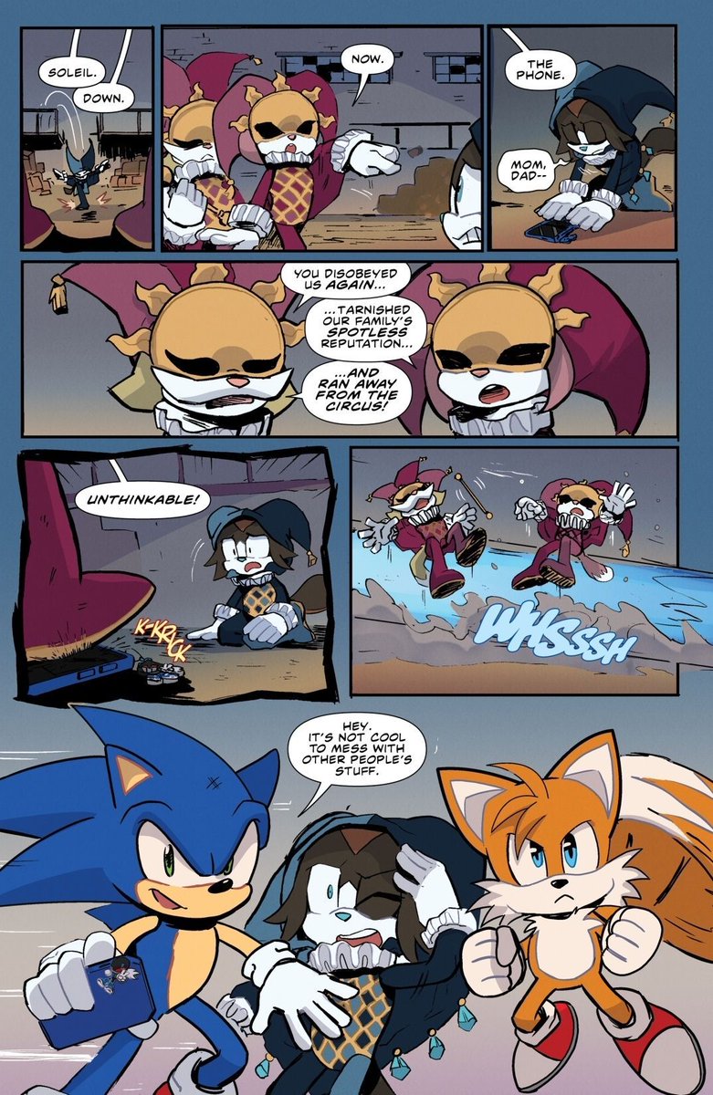 Here's three more preview pages for #IDWSonic Issue 82.
#SonicNews