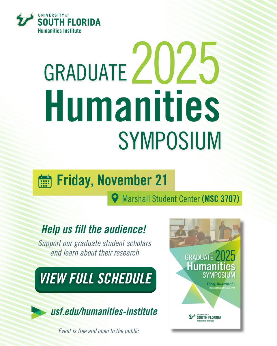 USF Humanities Institute tweet media