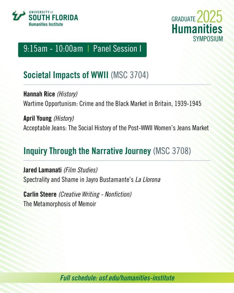 USF Humanities Institute tweet media