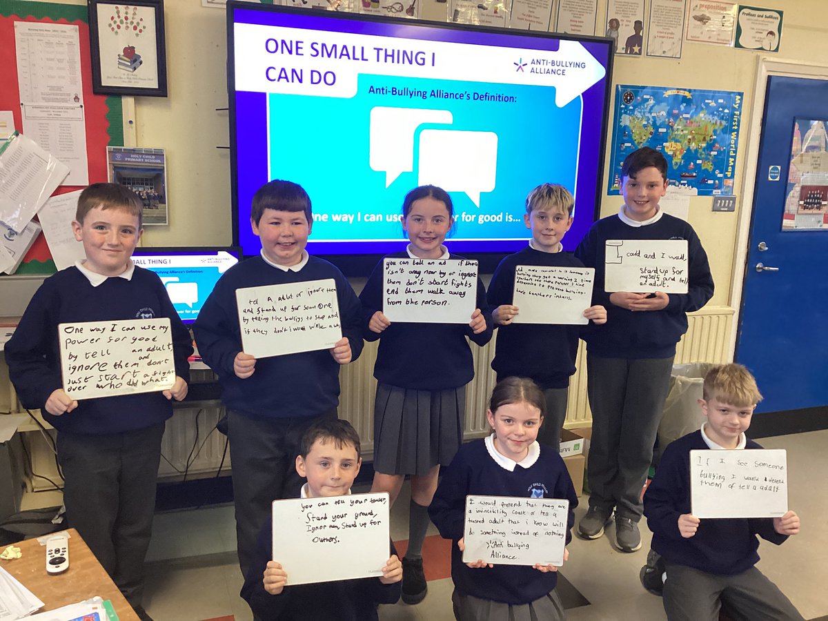 HolyChildPSBel's tweet image. P6C completed an Anti-Bullying workshop on creating a “Power for Good” message to help end bullying.

#SharingCaringLearning #antibullyingweek #powerforgood @ABAonline