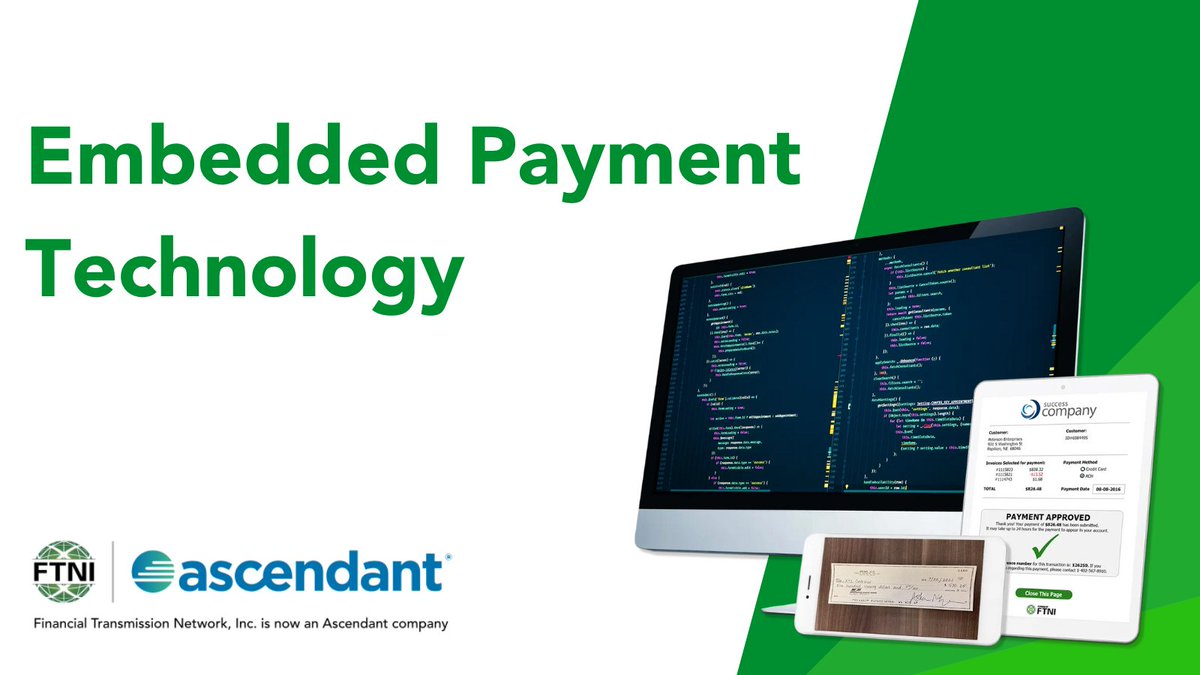 50% of Our Customers Utilize ETran's Embedded Payment Technology &amp; API Integrations to Securely Accept Payments Within Their Own Applications, or to Streamline the Transmission of Data Between One, or Multiple, Back-office Systems. hubs.ly/Q03TdPLN0 hubs.ly/Q03TdZ3R0