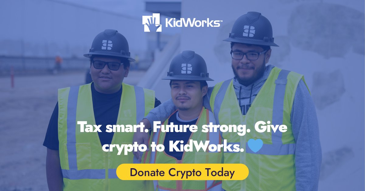 KidWorks's tweet image. In 2 days, we turn digital assets into real-world opportunity. 🌍 
@KidWorks empowers students in underserved neighborhoods to dream big — and achieve bigger. 
Join the movement this #CryptoGivingTuesday.
Donate today ➡ kidworksoc.org/crypto/ 
#GiveCrypto #KidWorks