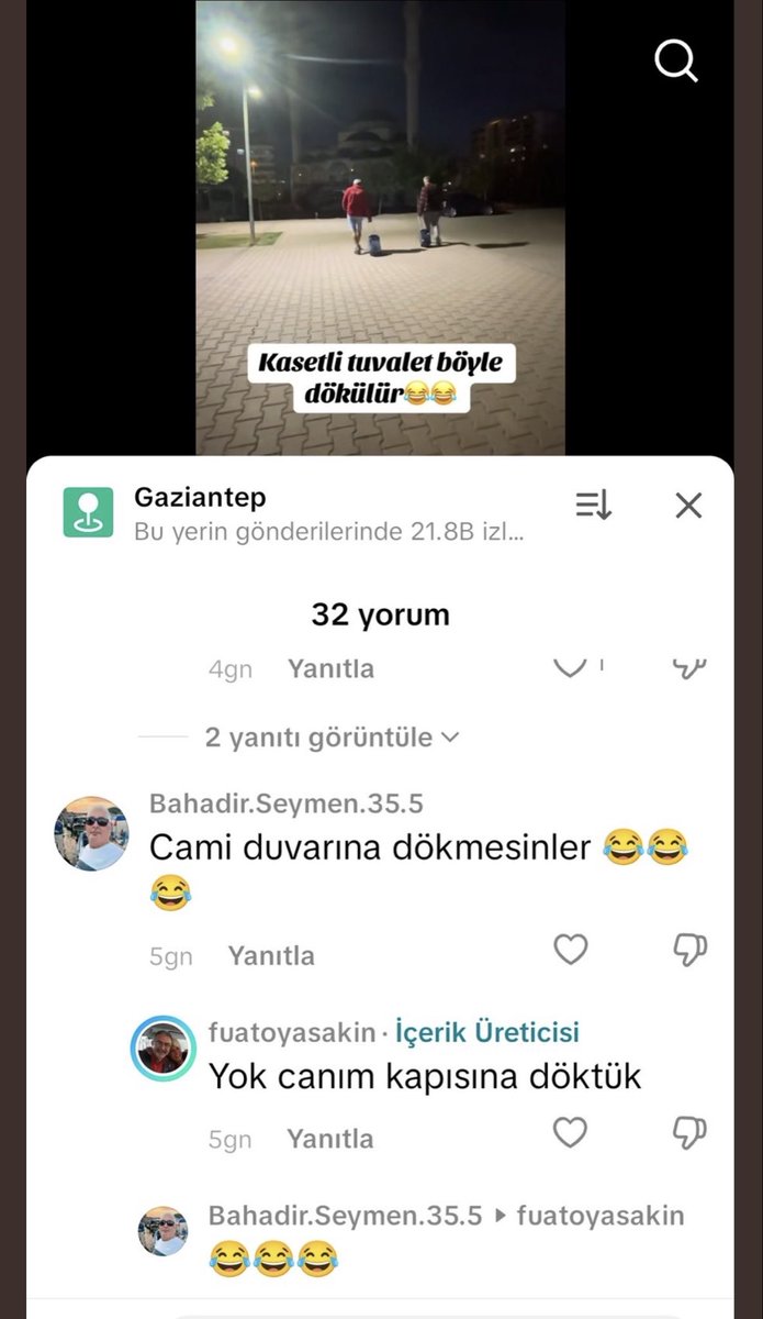 Ahlaksız herifler..

Karavanın giderini döktüğü anları paylaşan bir ahlaksız, başka bir ahlaksızın ‘Cami duvarına dökmesinler’ yorumuna ‘Yok canım kapısına döktük’ diye cevap verdi. 

<a href="/EmniyetGM/">Türk Polis Teşkilatı</a> <a href="/TC_icisleri/">T.C. İçişleri Bakanlığı</a>