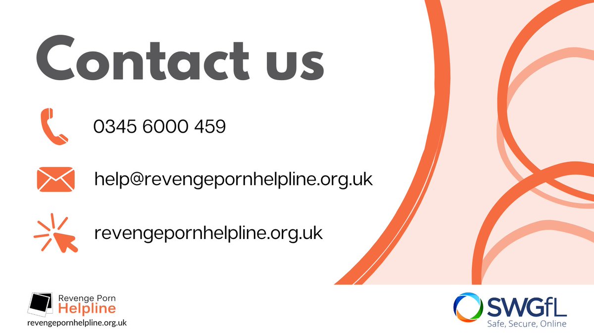 RPhelpline's tweet image. If you have been affected by intimate image abuse, please remember you are not alone. The Revenge Porn Helpline is here to support all adults in the UK. ⏬

🌐 revengepornhelpline.org.uk

#UK #Helpline #Support