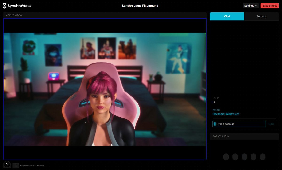 Unveiling the next layer of our Creation Platform: 

The Playground, a dynamic space for creators to test and refine AI companions in vivid, interactive sessions. 

Key Feature: Full-Video Companion Chat 

Engage via high-fidelity video feed, integrated live chat, and