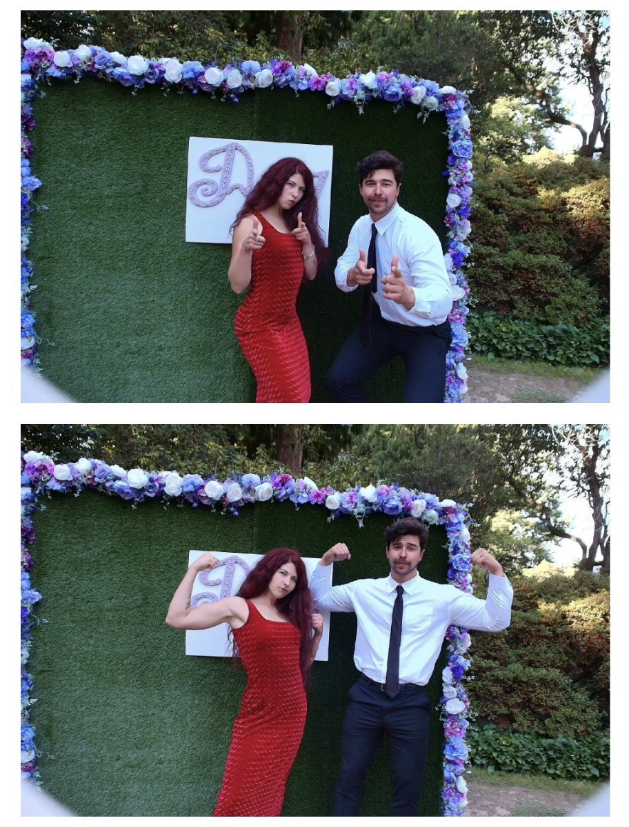 samibogle's tweet image. “Ok Google, play ‘Love Story’” 🎼

Couldn’t stop smiling while celebrating my honorary bro @AlexMacielMusic &amp;amp; the effervescent @Jenna_Andersonn 🤍