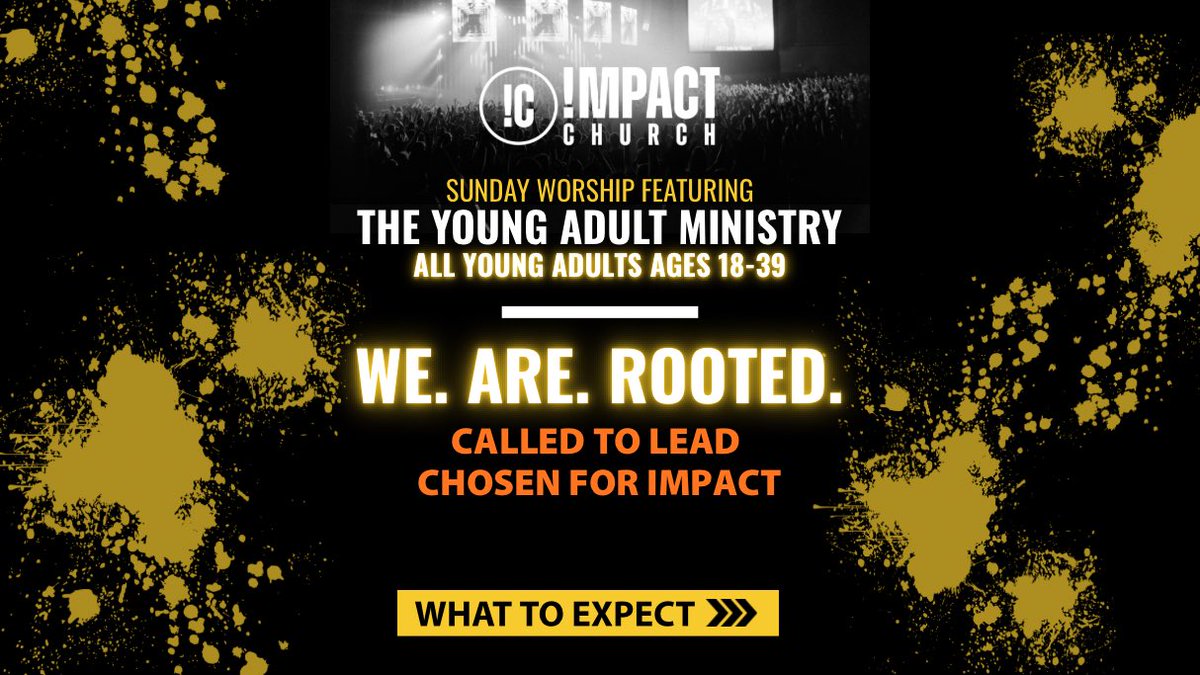 ImpactChurchVA's tweet image. Pull up Nov. 16th at Impact Church for a worship experience like no other!

The room will be filled with powerful praise, an on-time Word from our Senior Pastors, and exciting highlights from our Young Adult Ministry!

There’s a place for you here. Come join us! #ImpactChurch