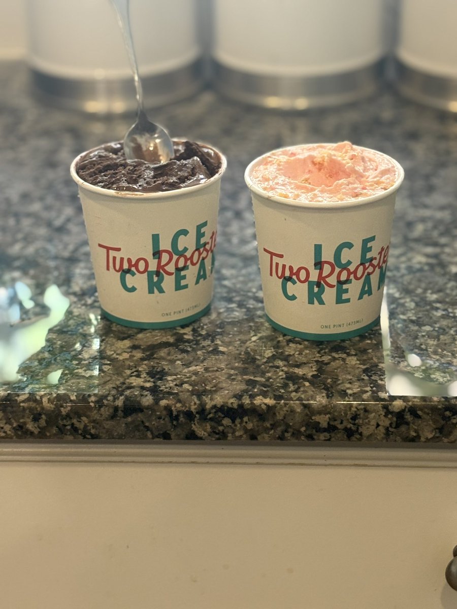 Per the many testimonials by <a href="/OGTriangleMedia/">OGTriangleMedia</a>, <a href="/giglio_OG/">Joe Giglio</a> and <a href="/joeovies/">Joe Ovies</a> I picked up some <a href="/two_roosters/">TwoRoosters IceCream</a> today. Chocolate chess &amp; pineapple upside down HEAVEN! The strength of advertising a personally recommended product. I will be back! #icecream #morethantrianglegood #GoPack