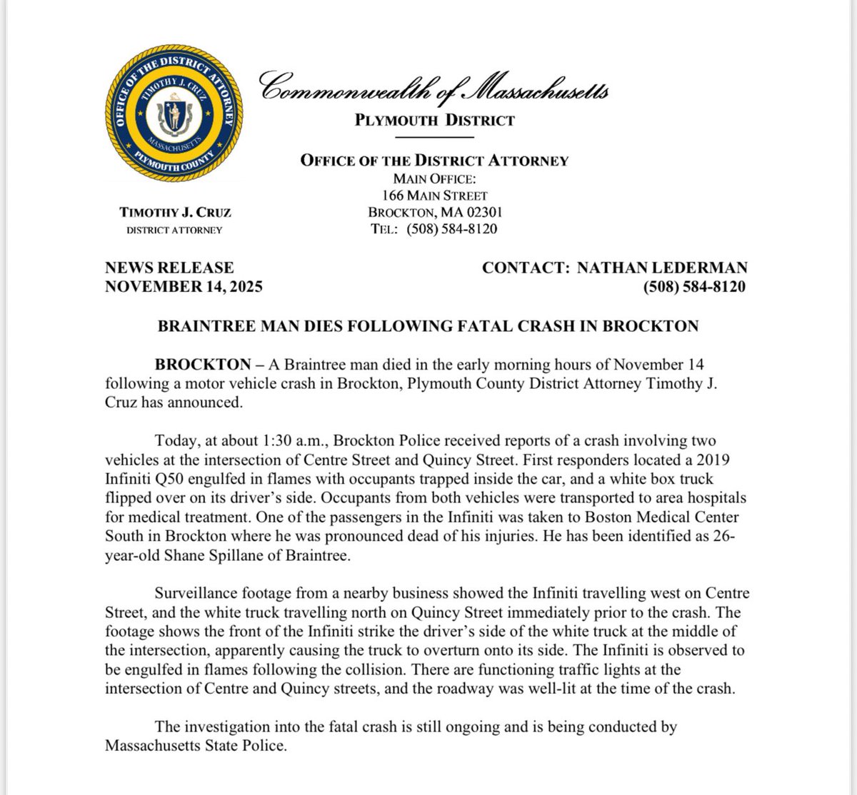 DA Tim Cruz tweet media