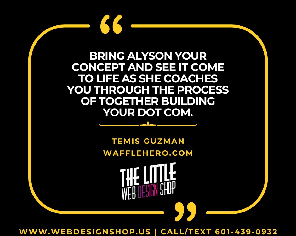 WebTLWDS's tweet image. The Little Web Design Shop has incredible clients...www.WebDesignShop.us #webdesignshop #testimonial #webdesign #smallbusiness