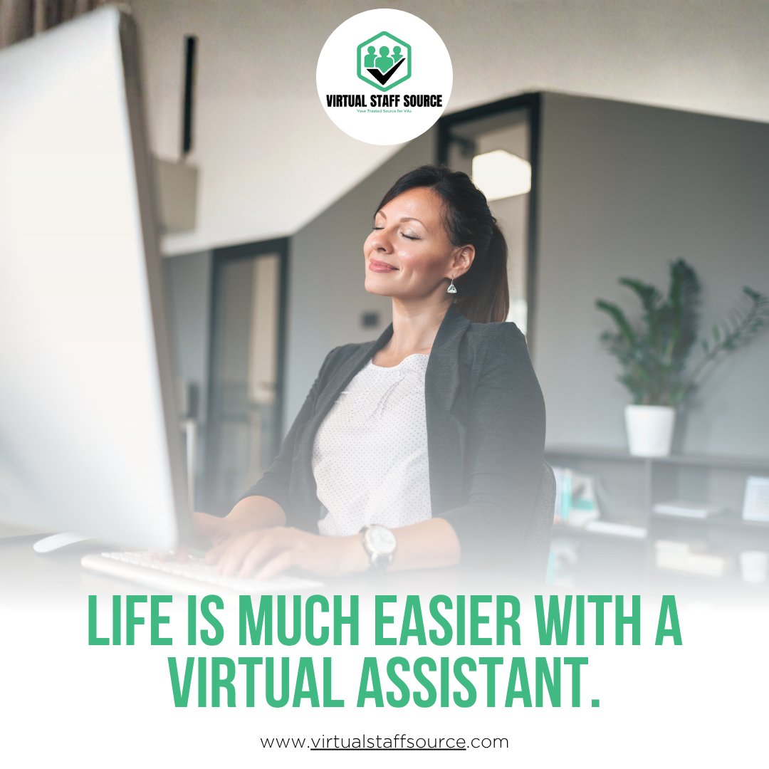 VirtualStaffSrc's tweet image. First day hiring a virtual assistant vs. today? 

Huge difference! Life is smoother, and business has never been better with a VA on my team. 

Thanks, team! 🙌 

#VirtualStaffSource #VirtualAssistant #DigitalMarketing