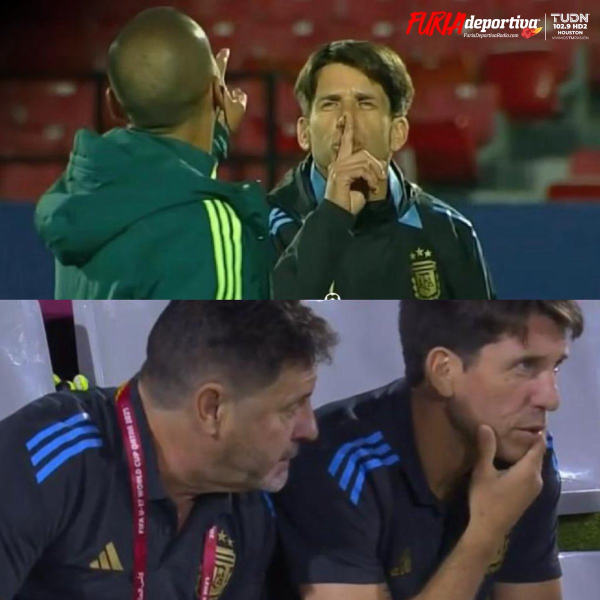 FuriaTUDN's tweet image. #FuriaDeportiva

Él es Diego Placente, el técnico que hace un mes mandó a callar a México en el Mundial Sub-20.

Hoy, en el Sub-17, el silencio fue de otro lado: México eliminó a Argentina.

#FuriaTUDN #FuriaNeta #México #Sub17 #Argentina #MundialSub17 #Futboljuvenil