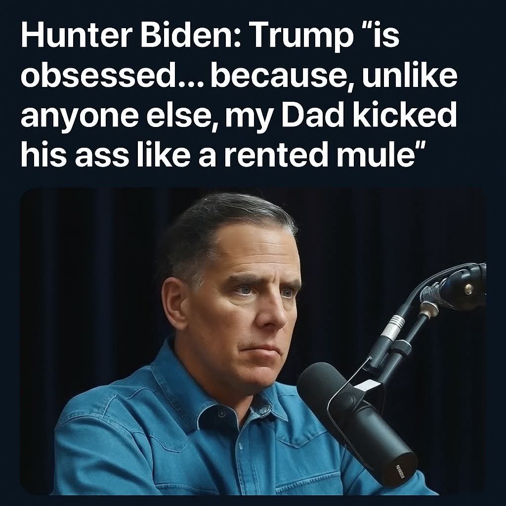 Yes. This crackhead said this. 

Can I get a "F Hunter Biden" from all 50 beautiful United States of America?

Pretty please 🙏