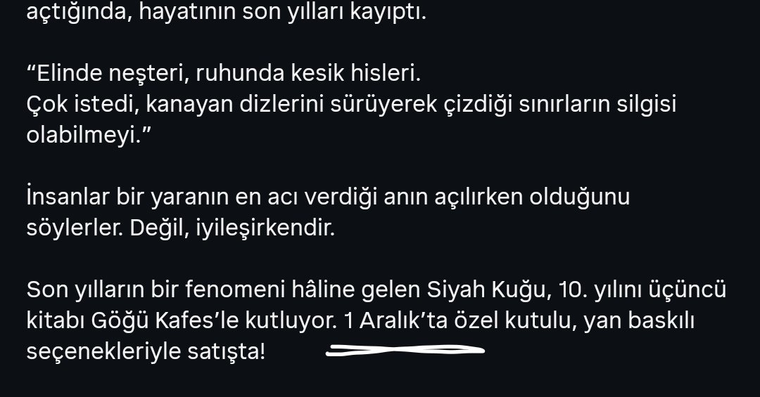 birisi bana 1 aralıkta çıkacak olan kitabın niye BİZ YASTAYKEN kapağının paylaşıldığını söyleyebilir mi? yani bu kadar da olmaz ya..