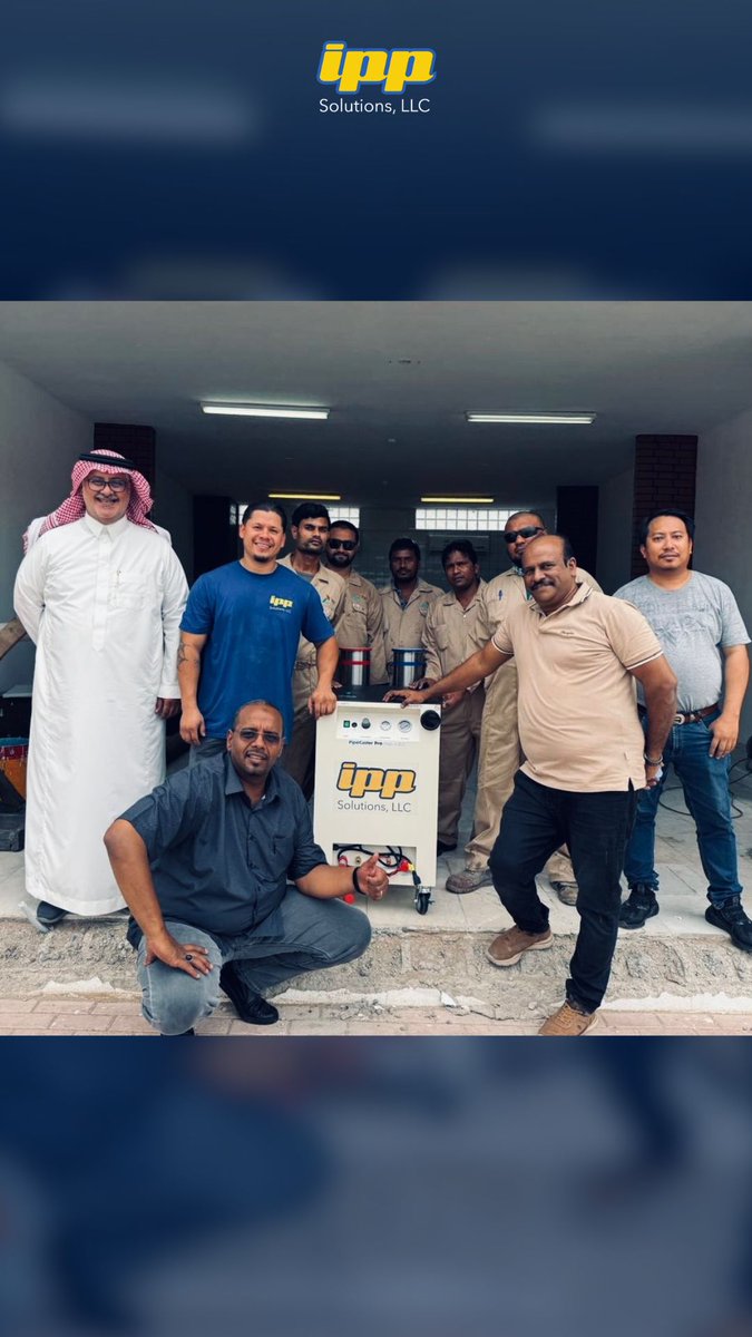 ipp_solutions's tweet image. IPP crew takeover in Saudi Arabia! 
Great people, great energy, and a whole lot of trenchless tech vibes. 

Learn more: ippsolutions.com
#ippcrew #trenchlesstechnology #sipptech #piperehabilitation #pipelinerehab #fieldcrewlife #onsitework