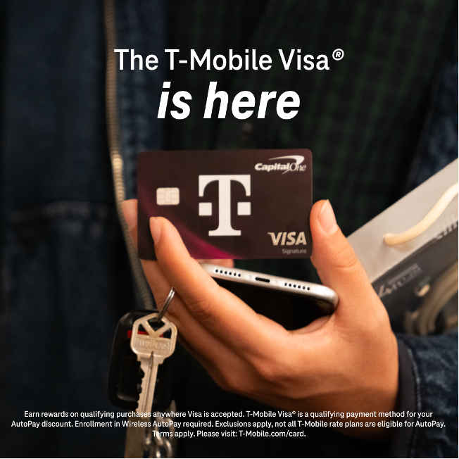 ChuckIIIBarber's tweet photo. the new @tmobile Visa is here 💳 earn T-Mobile rewards anywhere you shop 🤝​

learn more here ➡️ https://t.co/LrrBds7jTW​​

#TeamMagenta https://t.co/rijgTmHcYs