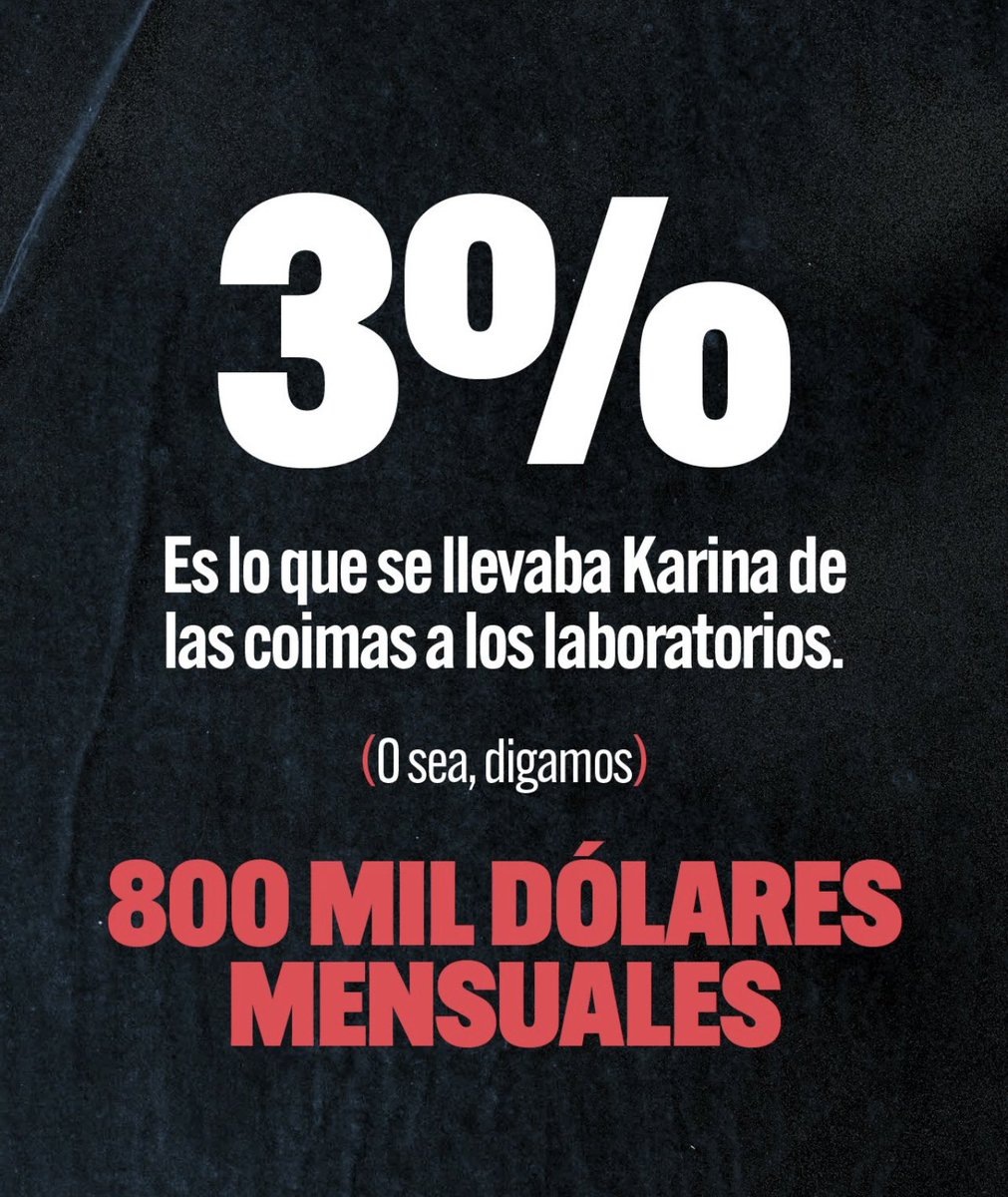 Los audios de Spagnuolo son reales, tanto como el 3% que se choreó la alta coimera de Karina!