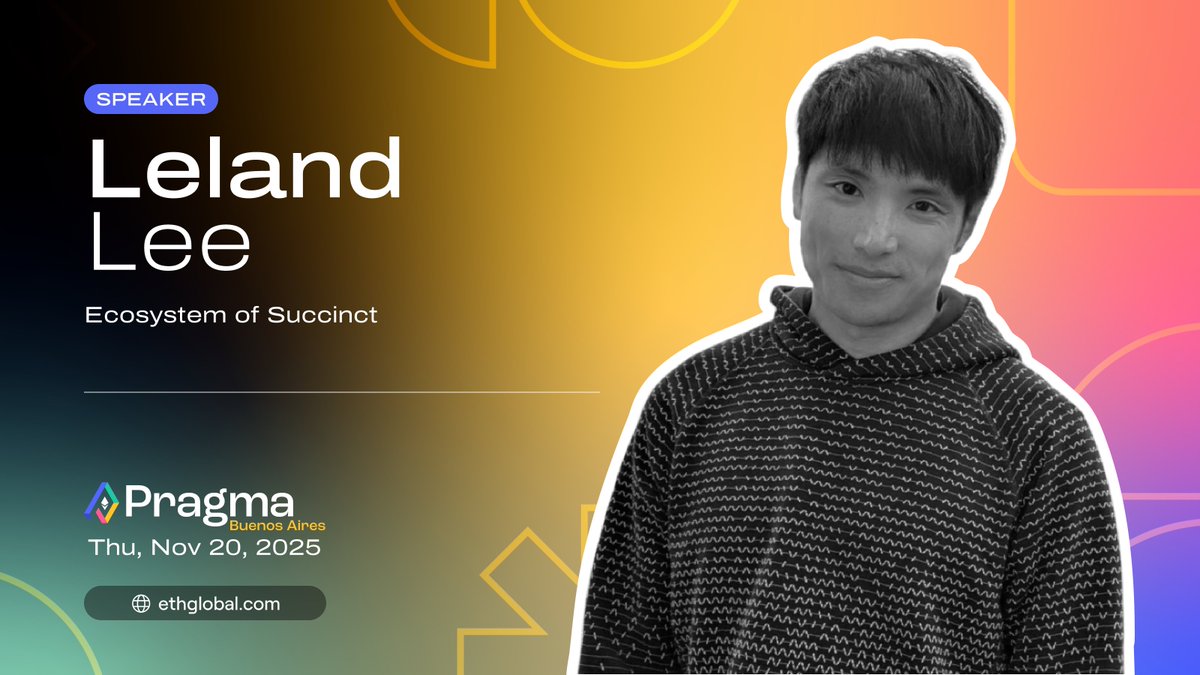 Lsquaredleland is growing the Succinct ecosystem and helping build a  decentralized prover network that makes zero knowledge easy for everyone.  Developers can easily generate and verify proofs with tools such as the