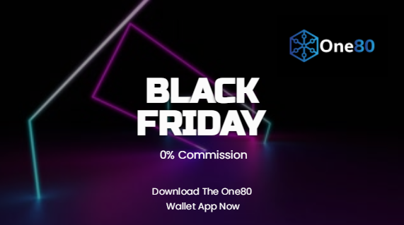 One80crypto's tweet photo. 🚀 Black Friday Deals Have Come Early! 

For the rest of November, enjoy ZERO FEES on all tokens and coin swaps with BTC, Ethereum, BNB, AVAX, and more! Download the One80 Wallet and start saving today.
👉Visit https://t.co/2xcUDE6Xck
#BTC #Ethereum #BNB #usdt #USDC #Crypto #DeFi https://t.co/sc8sGzH7XY