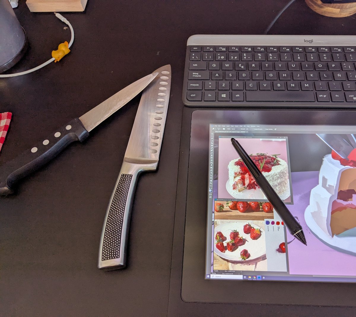 the artist // the setup