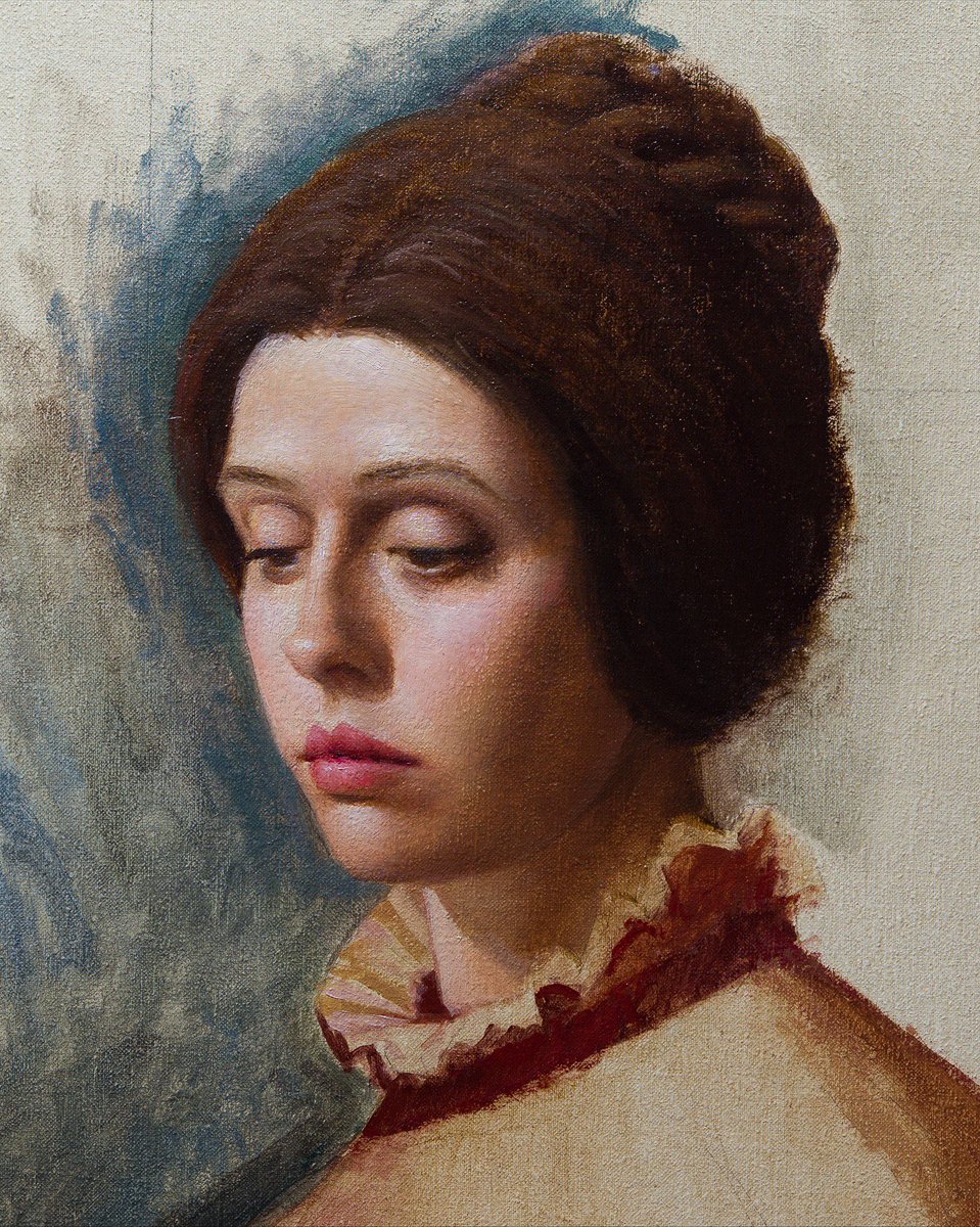 The Frankenstein family portrait, oil on linen, by artist Arthur Gain, commissioned for Guillermo del Toro’s ‘Frankenstein’.