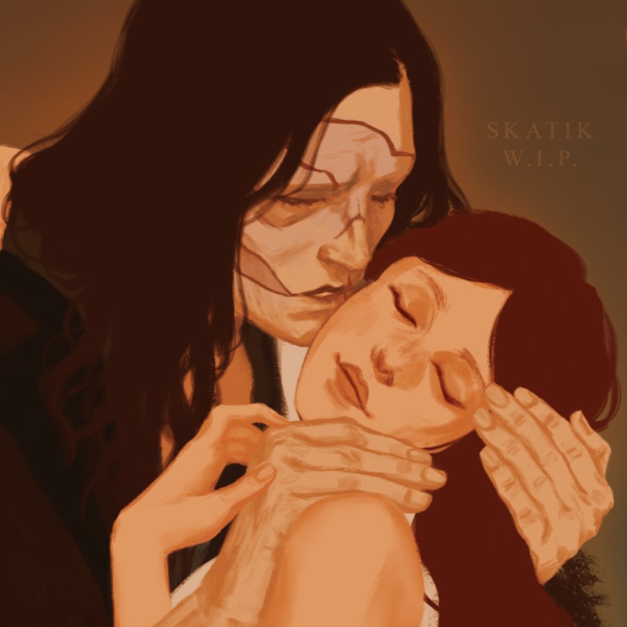 The Kiss 
#Frankenstein WIP