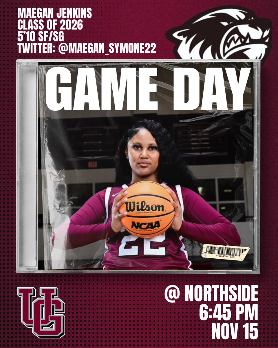 maegan_symone22's tweet image. Come out and support me and my team,  @UnionGroveWBB ….#applyingpressure …this Saturday at the Wilson Tip-Off Classic Tournament 

🆚: Northside HS

📍: Northside (Warner Robins) High School
        926 Green Street, Warner Robins, GA

⌚️: 6:45 PM ET

🎟️:GoFan: