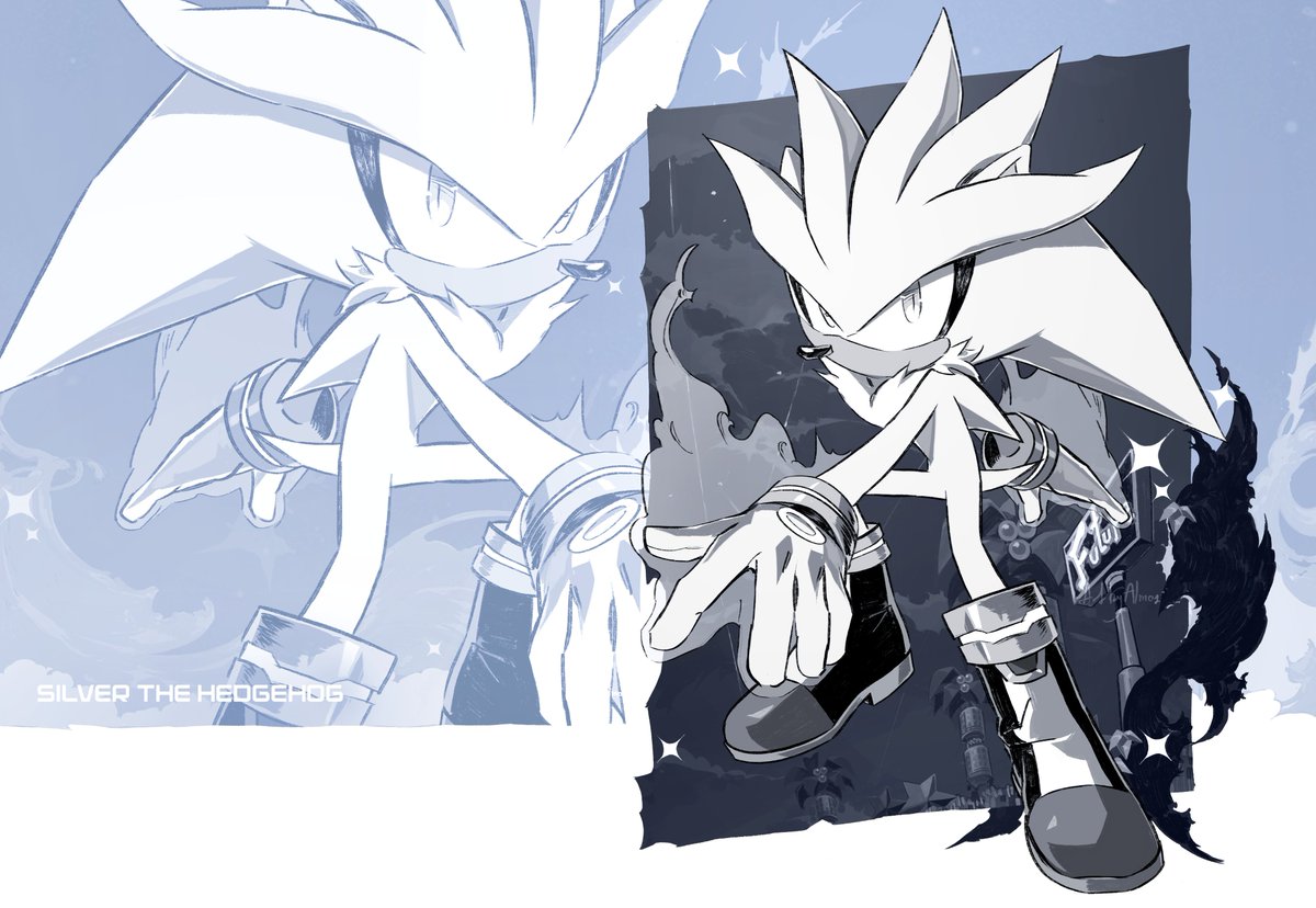 by_almaz's tweet image. Happy birthday Silver!

#SilverTheHedgehog