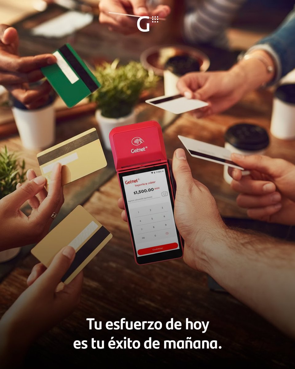 Hoy es el mejor día para transformar tu actitud y tu negocio para un cierre de año más exitoso ✨.

#ElFuturoEsTuyo #Getnet #GetReady