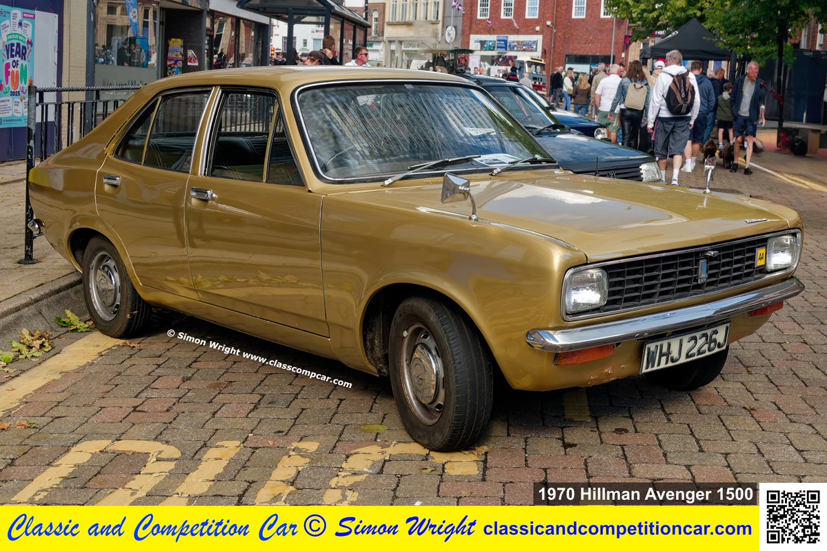 classcompcar's tweet image. Hillman Avenger was built to compete with the Ford Escort and Morris Marina. Seen at Hinckley Motor Show 2025. See more from the show in the current issue of Classic and Competition Car. Free at classcompcar.com #hillman #avenger #hillmanavenger #ClassicCars #britishcars