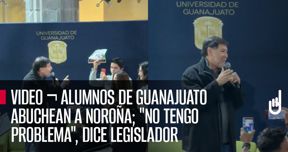 SinEmbargoMX's tweet image. Gerardo Fernández Noroña fue abucheado ayer por los alumnos de la Universidad de Guanajuato, que lo confrontaron sobre el caso de Carlos Manzo, Alcalde de Uruapan, asesinado el pasado 2 de noviembre, y sobre sus propiedades.

#VIDEO
sinembargo.mx/4726538/video-…